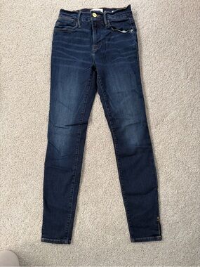 Frame Denim Indigo Skinny Jeans